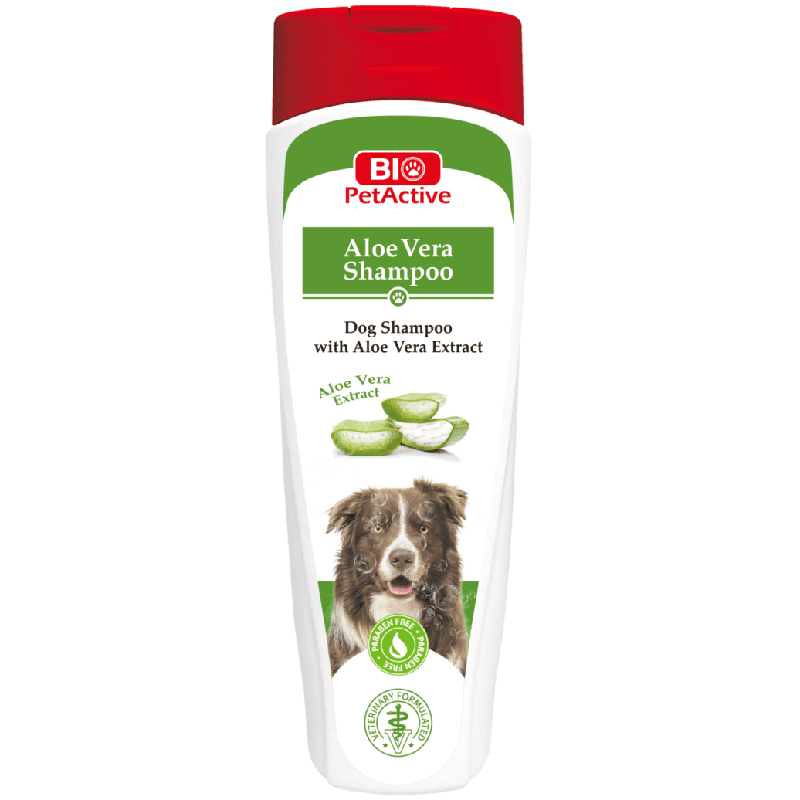 BIO PetActive Aloe Vera Shampoo 400 ml | Sampon pentru Caini cu Aloe Vera | Curatare Delicata, Hidratare si Revitalizarea Blanii
