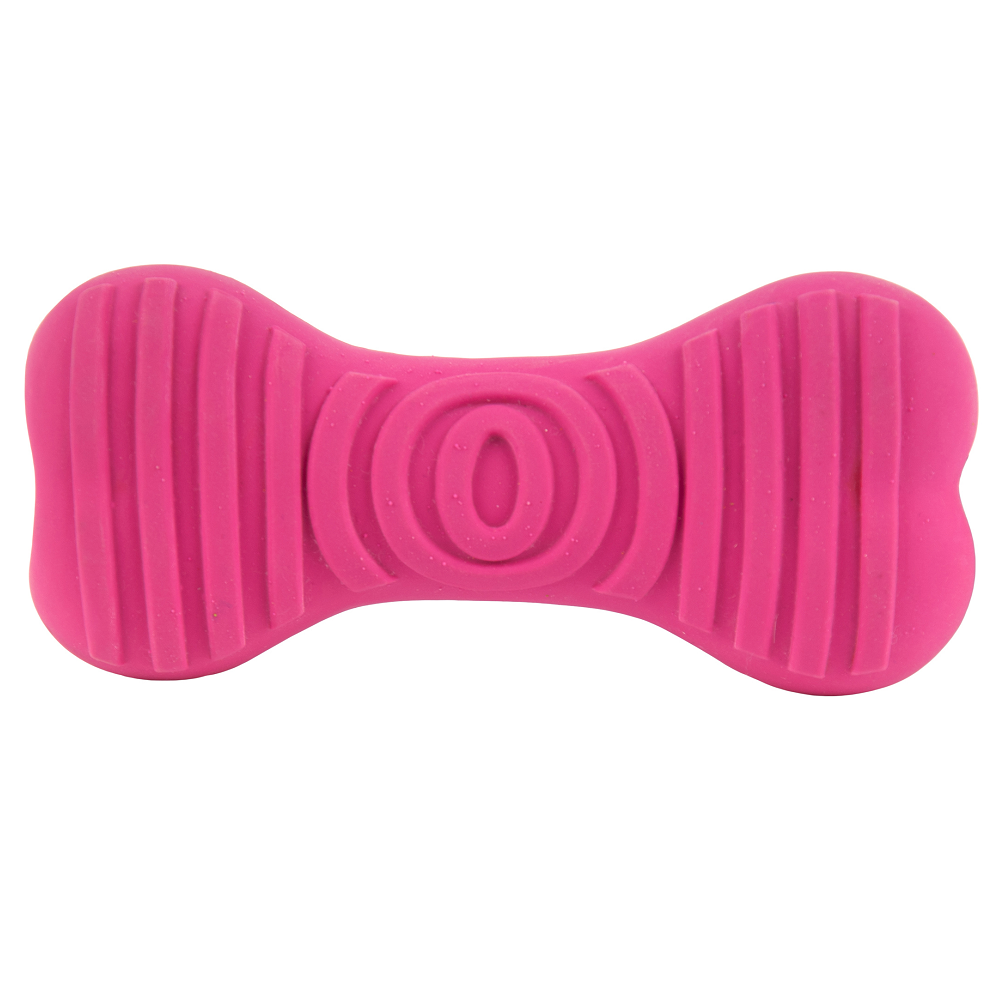 CHUCKLE CITY Jucarie Pentru Caini, Os din Latex cu Sunet, 14.5cm