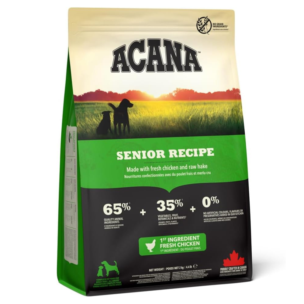 ACANA Heritage Senior, Hrana Uscata Pentru Caini Varstnici 2 kg