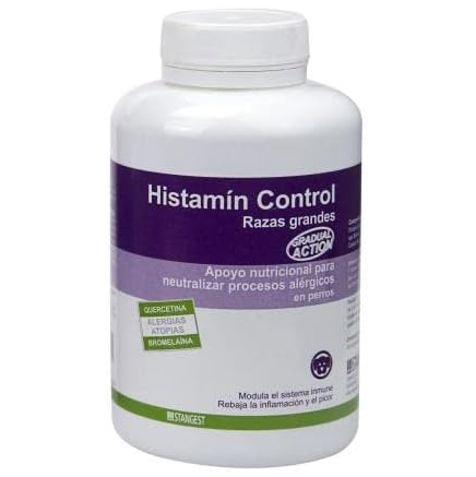 HISTAMIN CONTROL LB Supliment Antialergic si Pentru Reducerea Intolerantelor Alimentare la Caini de Talie Mare, 60 tablete