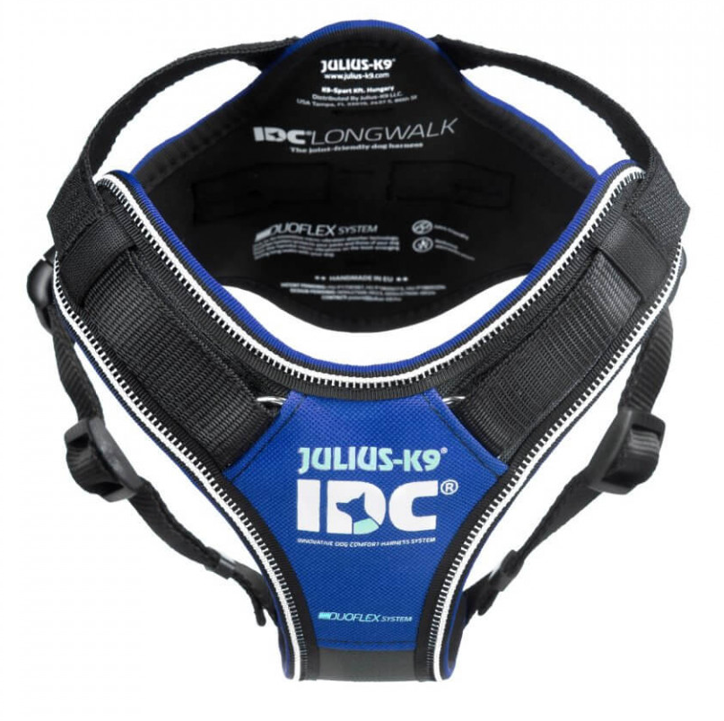 JULIUS K9 IDC Longwalk, Ham Pentru Caini, Albastru, Marimea L | 18-25kg