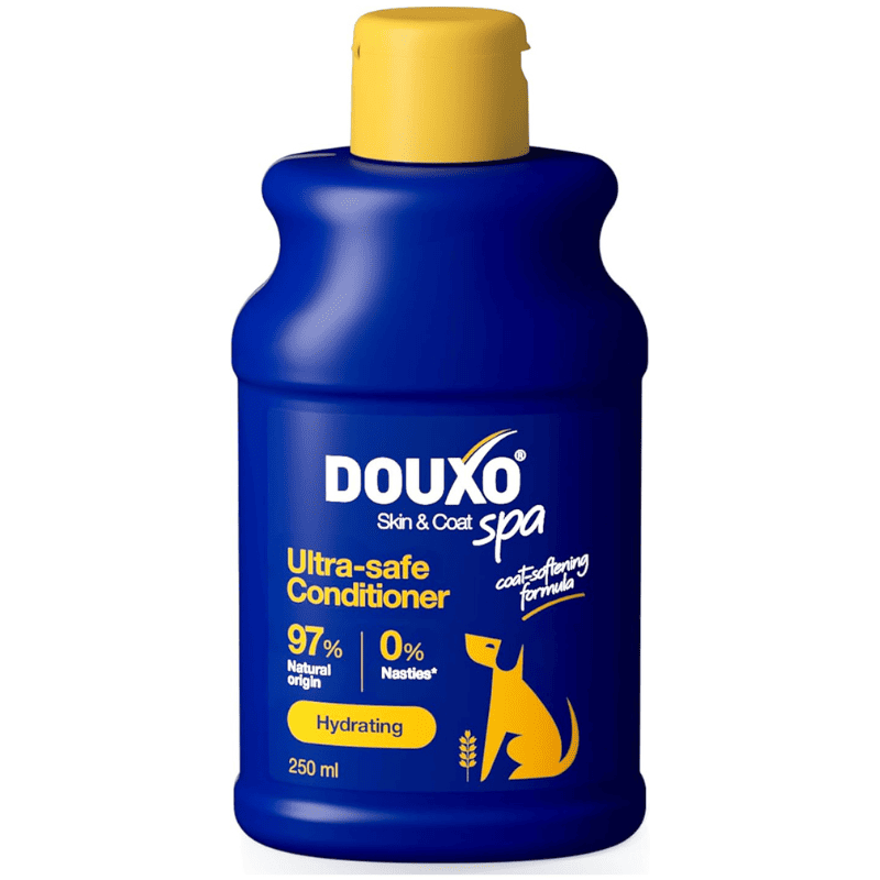 DOUXO SPA Ultra-Safe Conditioner Oatmeal 250 ml | Balsam Hidratant pentru Caini cu Extract de Ovaz | Descalcire Blana, Stralucire si Parfum Vanilie & Nuca de Cocos