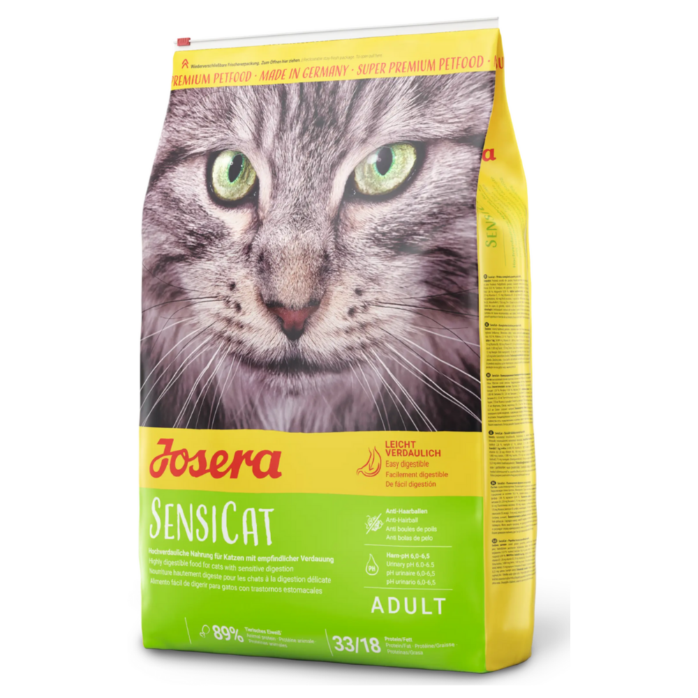 JOSERA SensiCat cu Pasare, 2 kg – Hrană Uscată Premium pentru Pisici Sensibile, Digestibilitate Ridicată și Piele Sănătoasă