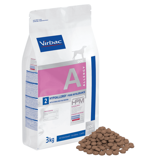 VIRBAC Veterinary HPM Dog Hypoallergy 3 kg | Hrana Uscata pentru Caini cu Alergii si Intolerante Alimentare, cu Proteina de Peste Hidrolizata