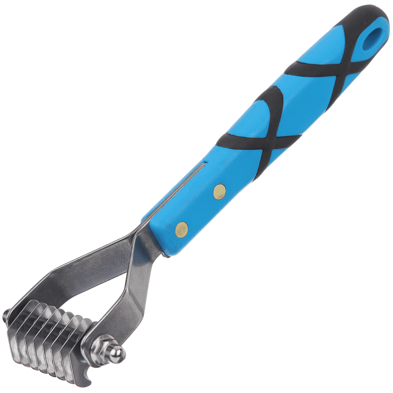 GROOM PROFESSIONAL Coat Rake Coarse 8 Tooth | Descâlcitor Profesional cu 8 Dinti pentru Câini cu Blană Lungă și Deasă