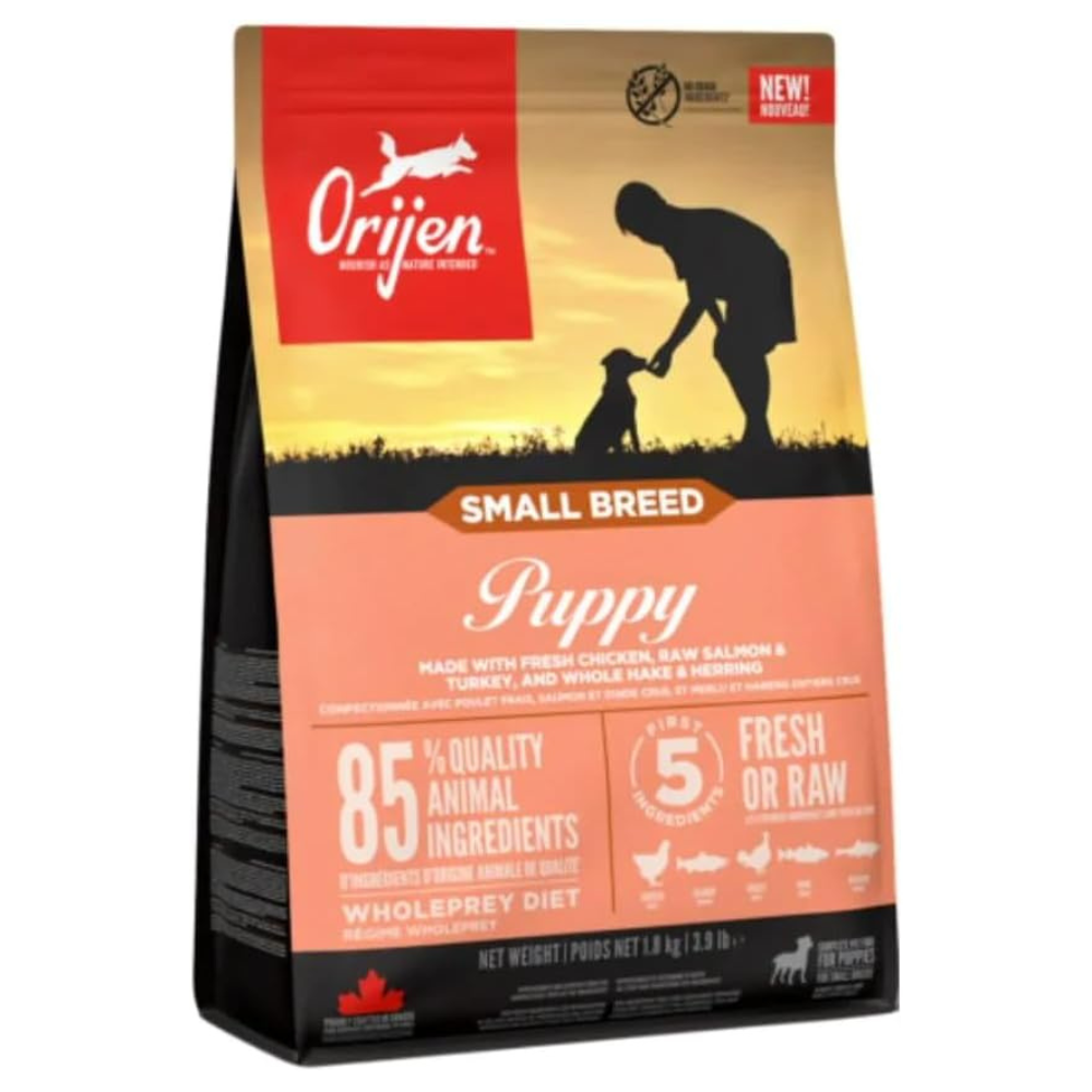 ORIJEN Small Breed Puppy – Hrana Uscata Super Premium pentru Catei de Talie Mica, Reteta Bogata in Proteine Animale, 1.8 kg