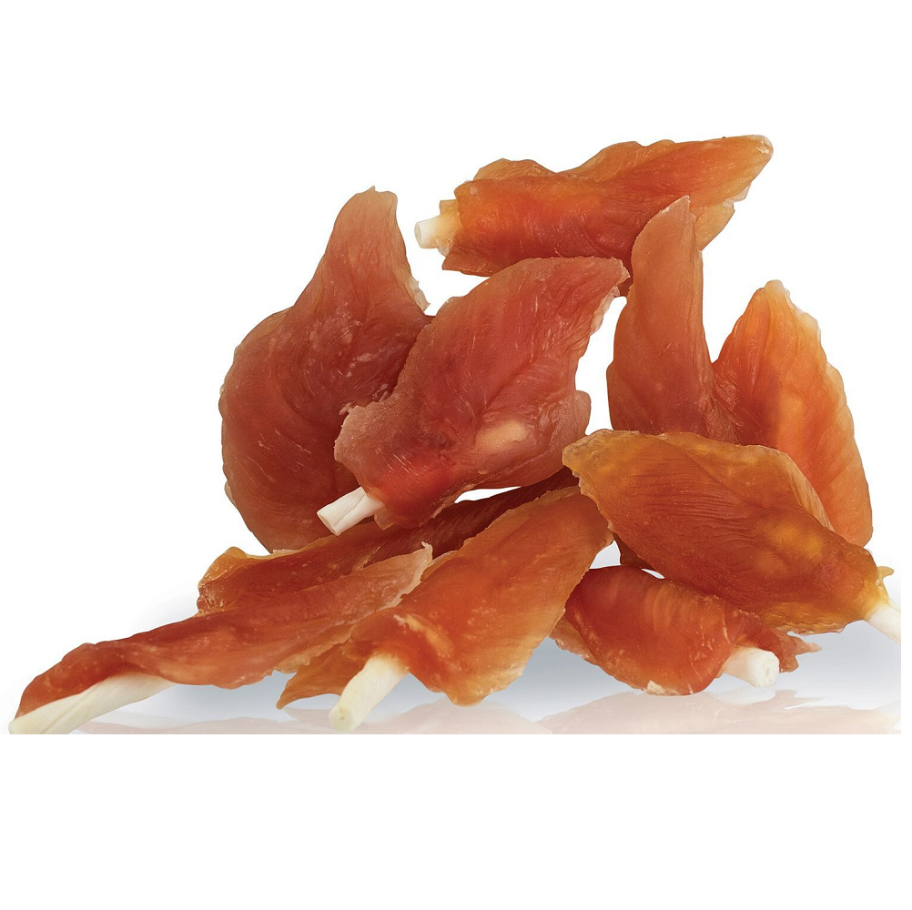 KIDDOG Mini Rulouri cu Piept de Pui – Snacks-uri de Ros pentru Câini, 9cm, 500g