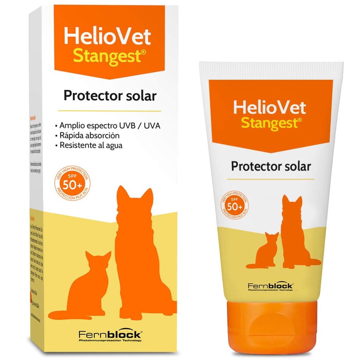HELIOVET Spray cu Protectie Solara SPF 50+ Pentru Caini si Pisici, 80ml