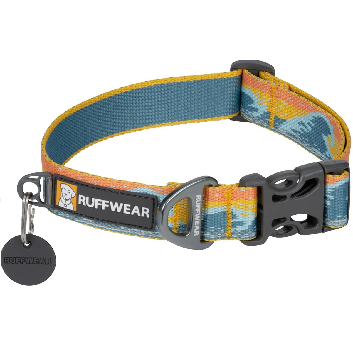 RUFFWEAR Crag Rising Wave, Zgarda Pentru Caini, Marime L, 51-66cm | 25mm