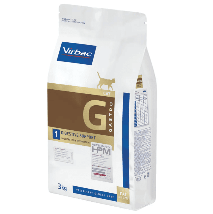 VIRBAC Veterinary HPM Cat Digestive Support 3kg | Dieta Veterinara pentru Pisici cu Afectiuni Gastrointestinale