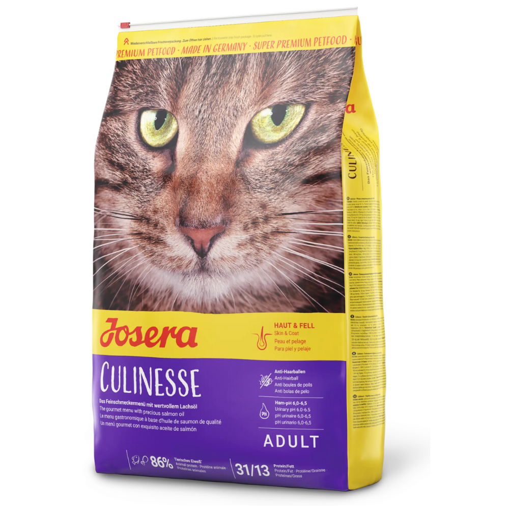 JOSERA Culinesse cu Somon, 10 kg – Hrană Uscată Premium pentru Pisici Adulte Pretentioase, Digestie Sănătoasă si Blană Strălucitoare