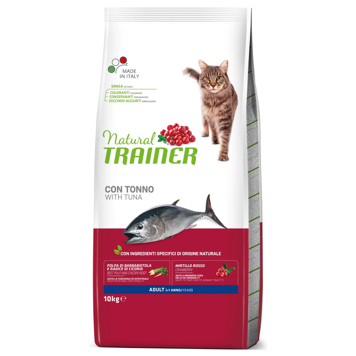 NATURAL TRAINER Cat, cu Ton, Hrana Uscata Pentru Pisici Adulte, 10kg