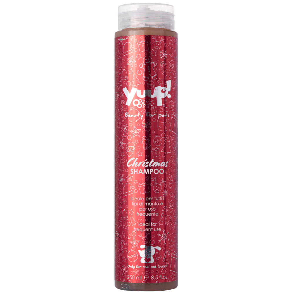 YUUP! Home Christmas , Sampon Curatare Profunda Pentru Caini si Pisici, Ideal Pentru Utilizare Frecventa Orice Tip de Blana, 250ml