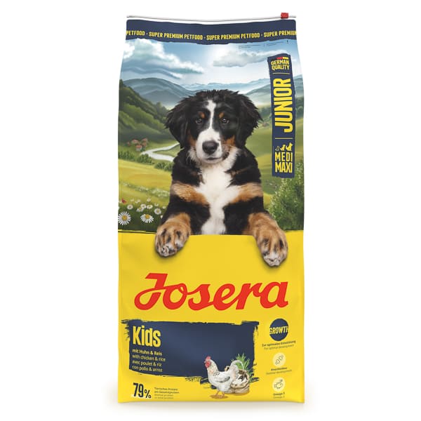 JOSERA Medi / Maxi Junior Kids cu Pui si Orez 12.5 kg | Hrană Uscată pentru Câini Juniori de Talie Medie și Mare