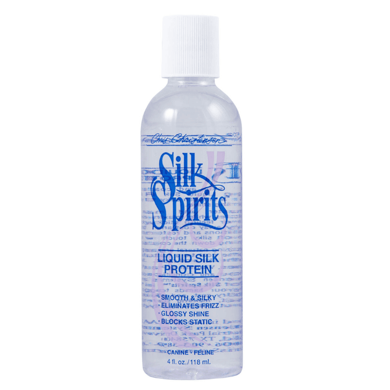 CHRIS CHRISTENSEN Systems Silk Spirits 118 ml | Ulei Revitalizant cu Proteine din Matase pentru Caini si Pisici | Blana Uscata si Deteriorata