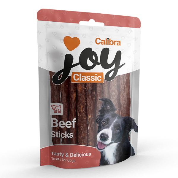 CALIBRA DOG JOY Classic Sticks, Vita, Recompense Monoproteice, Fara Cereale, Pentru Caini (batoane Carne), 250g