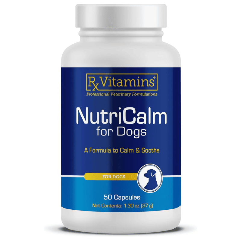 Rx VITAMINS NutriCalm 50 capsule | Supliment pentru Reducerea Anxietatii si a Stresului la Caini