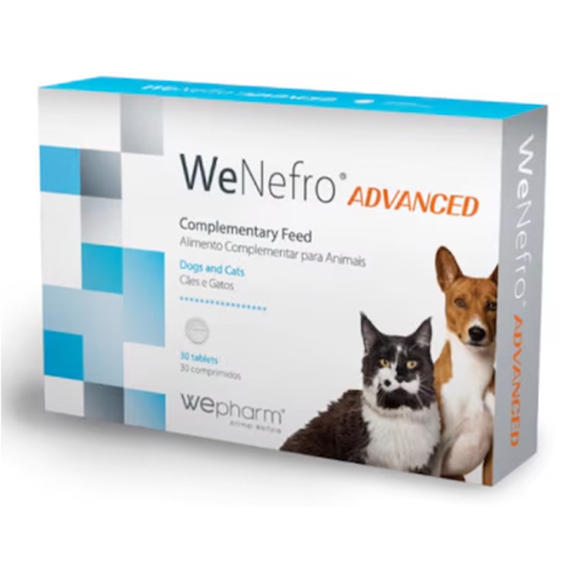 WePharm WeNefro Advanced 30 comprimate – Supliment pentru Sustinerea Functiei Renale la Caini si Pisici