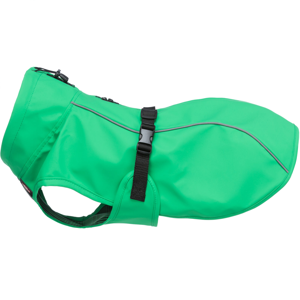 Pelerina de Ploaie Pentru Caini, VIMY Verde, Marime S, Lungime Spate 40cm