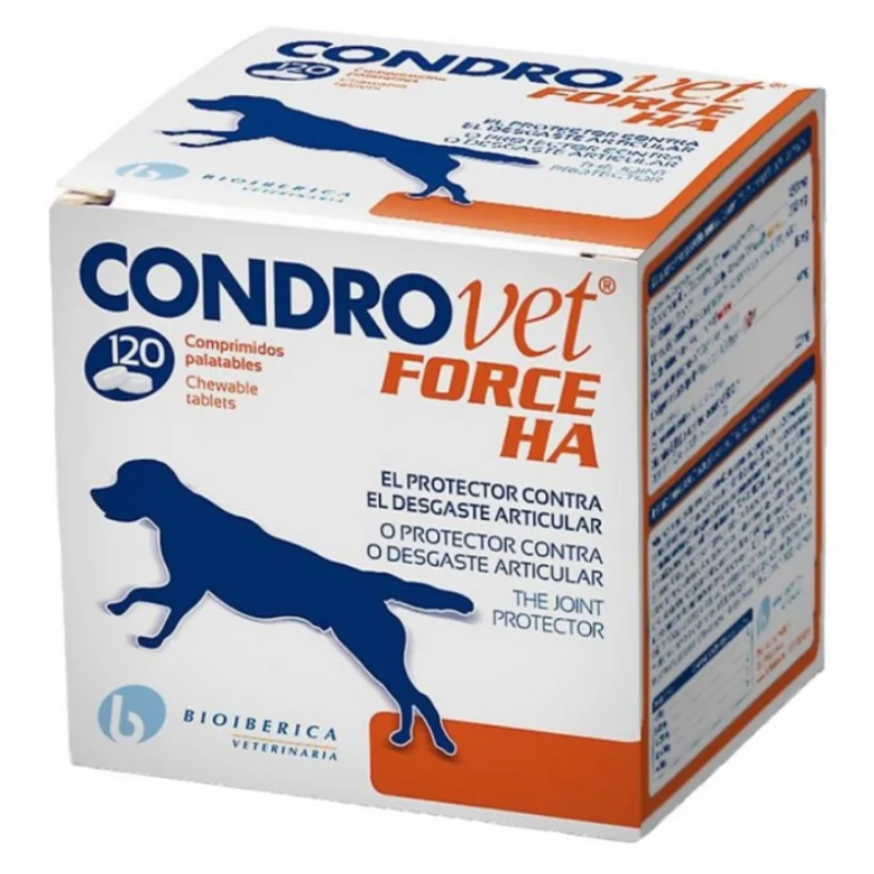 Condrovet Force HA 120 comprimate – Supliment Articular pentru Câini, Mobilitate și Articulații Sănătoase