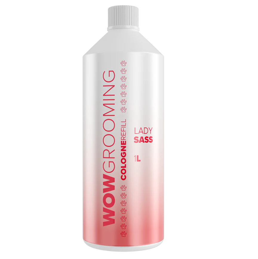 WOW GROOMING Cologne Lady Sass, Parfum Pentru Caini Femele, cu Miros Floral Persistent, 1000ml