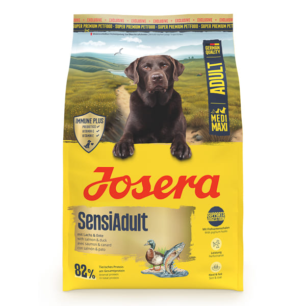 JOSERA Medi / Maxi Sensi Adult cu Rata si Somon, 3 kg | Hrană Uscată Premium pentru Câini Adulți Activi cu Digestie Sensibilă