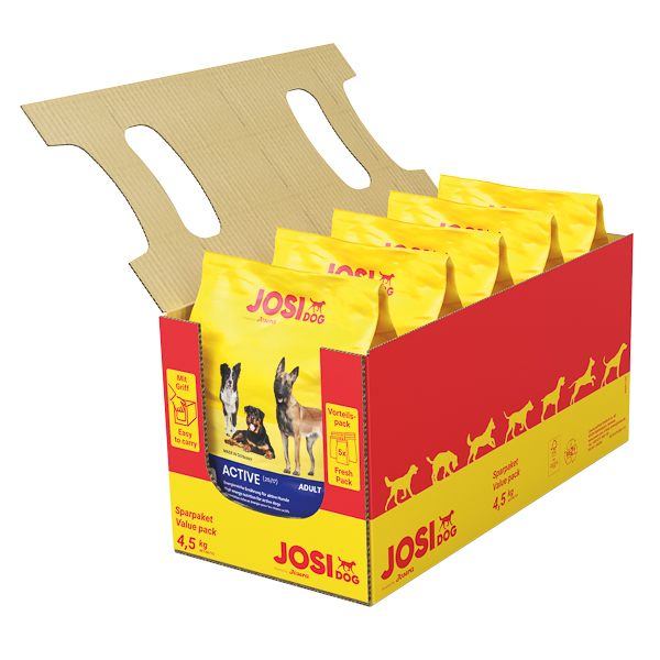 JOSIDOG Active Set 5x900 g | Hrană Uscată fără Gluten pentru Câini Activi |cu Midii Verzi pentru Articulatii Sanatoase