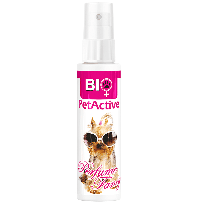 BIO PetActive Perfume Fancy 50 ml | Parfum pentru Caini (femele) cu Esenta de Orhidee | Improspatare Eleganta si Miros Floral de Durata