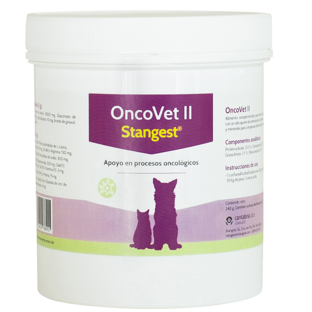 ONCOVET II Supliment Pentru Caini si Pisici cu Afectiuni Neoplazice, Pudra 240g