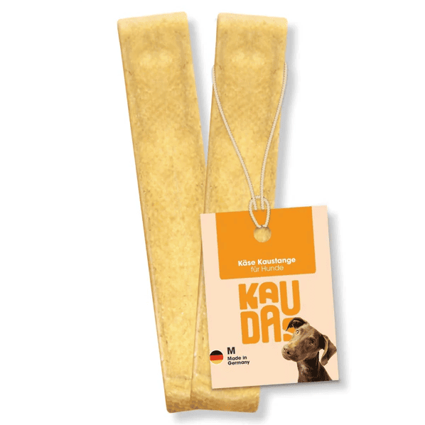 KAUDAS Chewy Cheese Original | Recompensă Naturală din Brânză Tare pentru Câini | Bogată în Calciu și Proteine