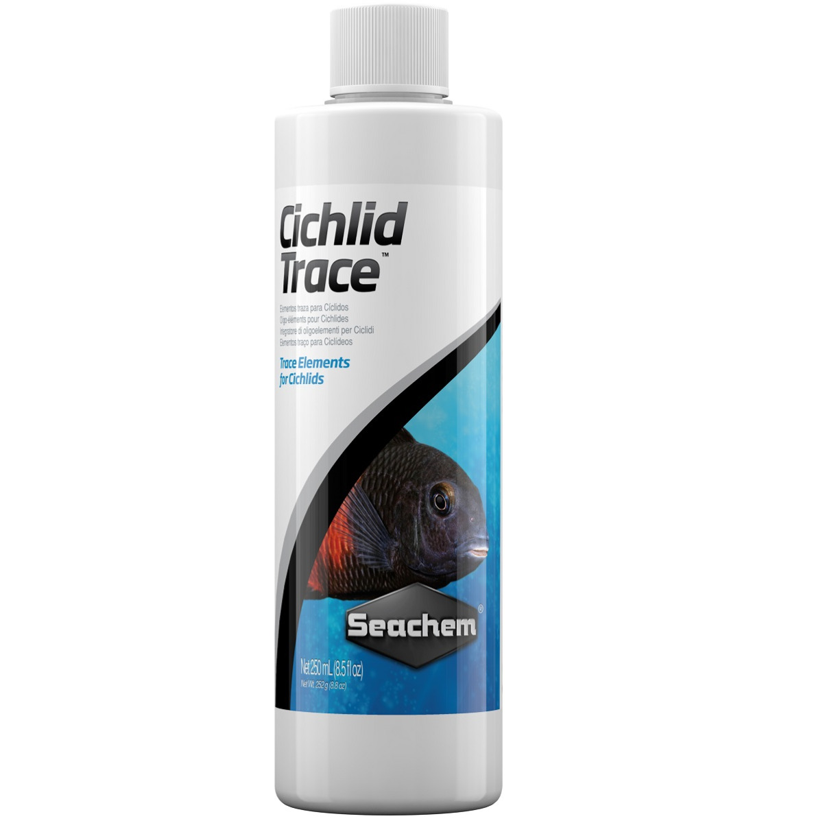 SEACHEM Cichlid Trace, Supliment cu Oligoelemente Pentru Ciclide, 250ml