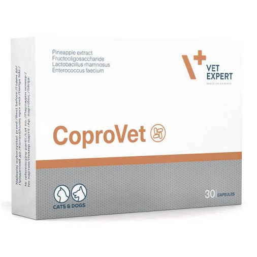 VET EXPERT CoproVet, Supliment Anti Coprofagie Pentru Caini si Pisici, 30 capsule
