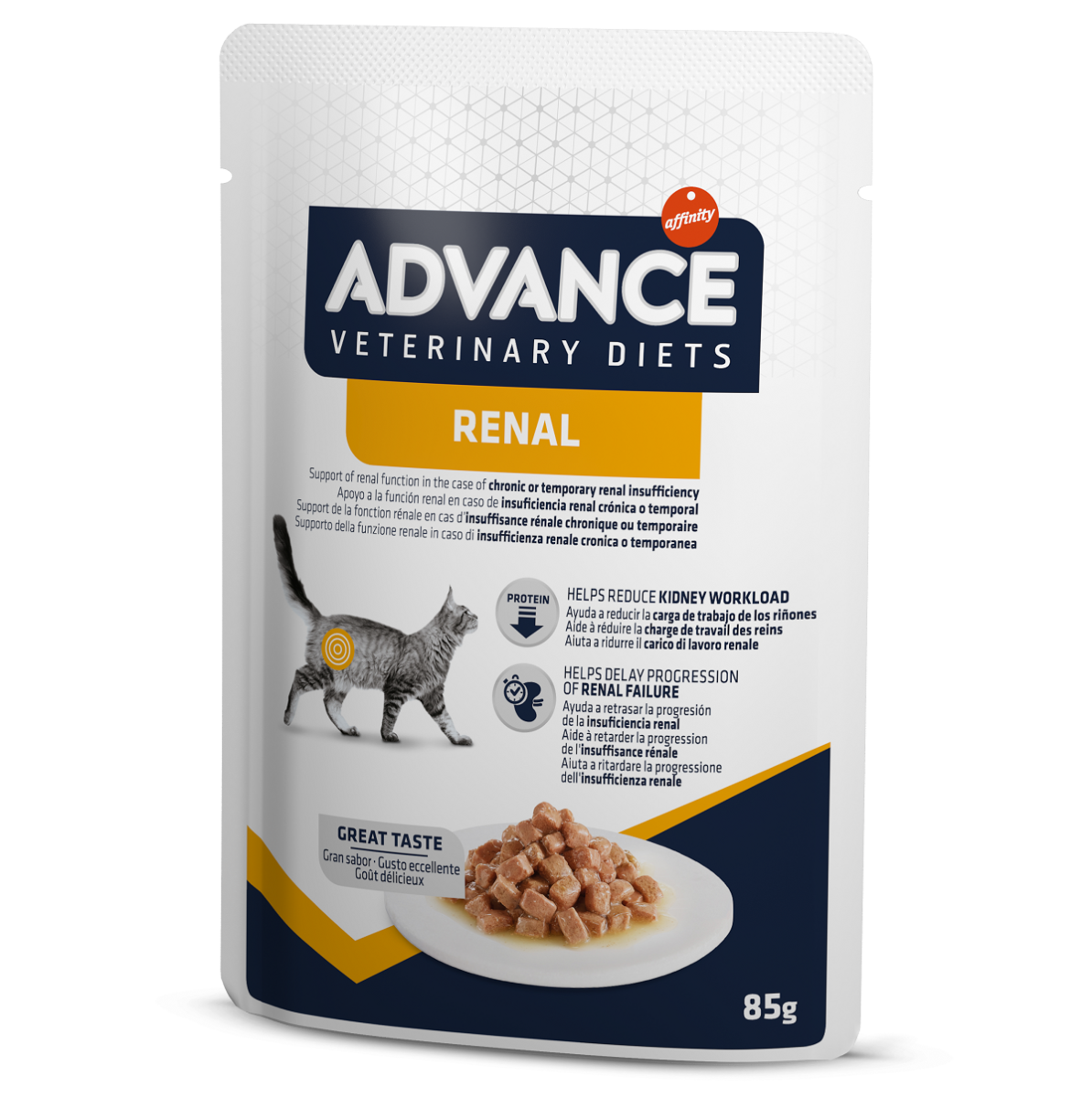 ADVANCE Veterinary Diets Cat Renal, Plic Hrana Umeda Pentru Pisici cu Afectiuni Renale, 85g