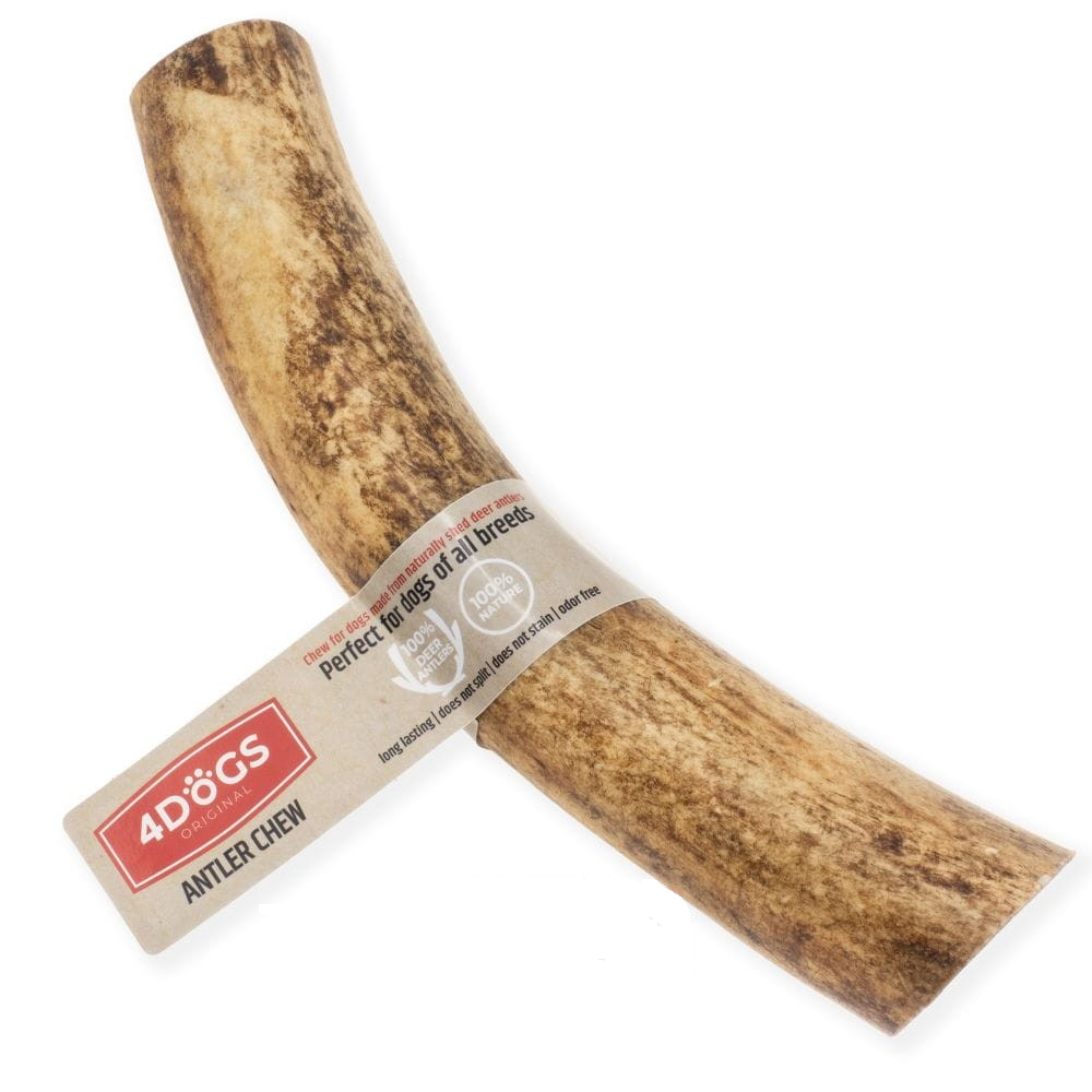 Recompense Naturale de Ros Pentru Caini, Coarne de Cerb, 4 DOGS Original, R-Line HARD XL, 18cm
