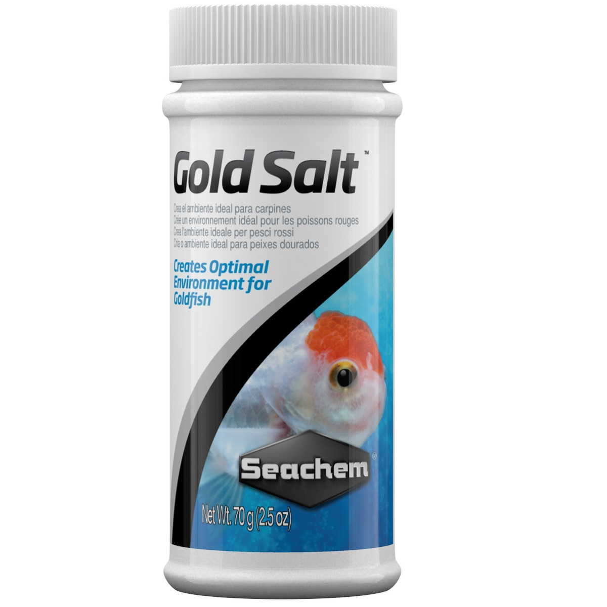 SEACHEM Gold Salt, Amestec de Saruri Pentru Optimizarea Apei in Acvariile cu Carasi, 70g